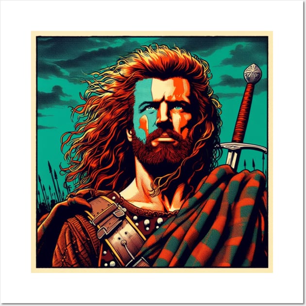 Braveheart 1995 Artwork Wall Art by nerd.collect